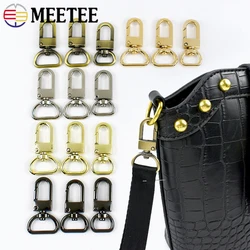 13/16/19mm D Tail Metal Buckles for Bag Strap Dog Leash Swivel Lobster Clasp Webbing Belt Hooks Hanger DIY Hardware Accessories