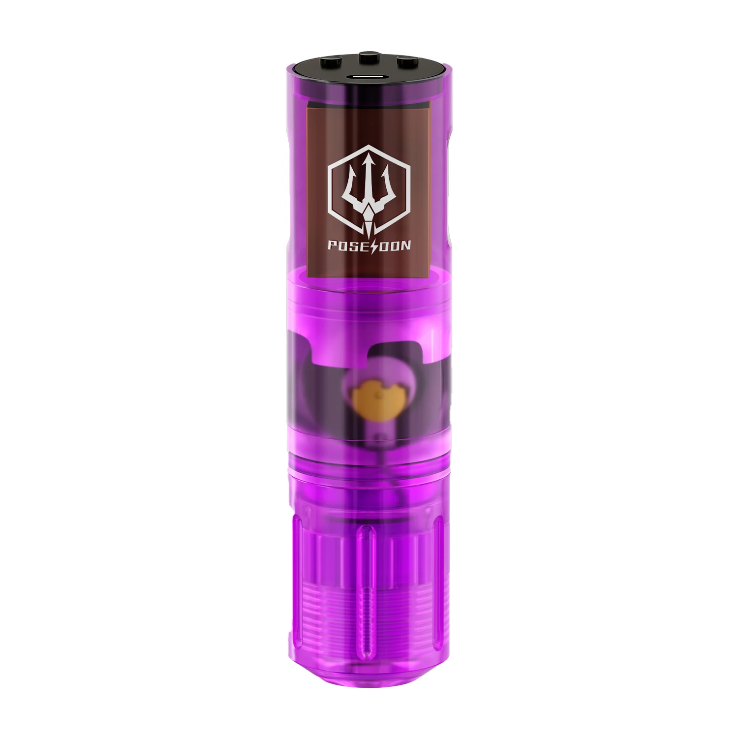 POSEIDON HM138 Tattoo Machine Hot Purple Battery Power Tattoo Pen With Powerful Custom Motor For Professional Tattoo Artist