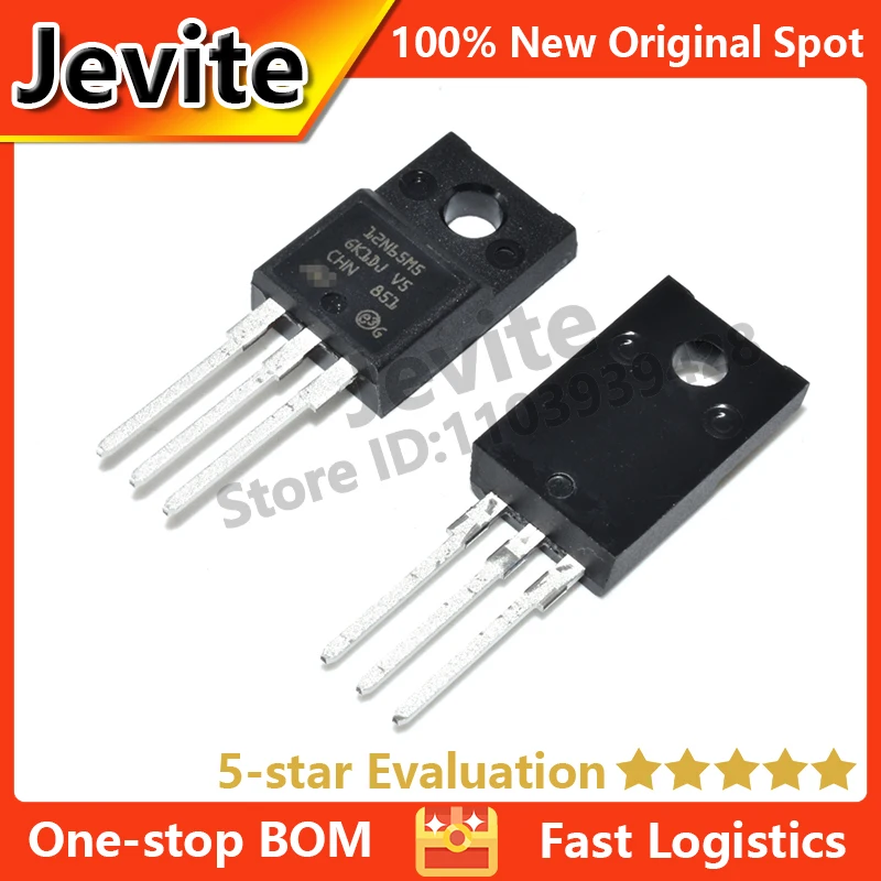 Jevite 100% New Original electronics Controller 10-50 units/lote 12N65M5 STF12N65M5 TO-220 650V 8.5A MOSFET transistor