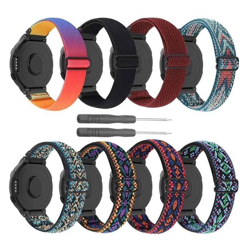 

Quick Release SmartWatch Nylon Brained Bristband Регулируемый браслет для Garminforerunner 735xt Soft Braps Лучшая продажа