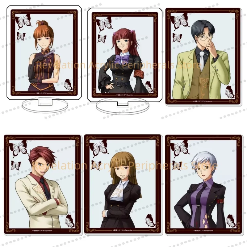 Umineko When They Cry Anime Acrylic Stand 15cm Cosplay Plate Holder Topper Birthday Fans Christmas Desk Decor Plate Gift