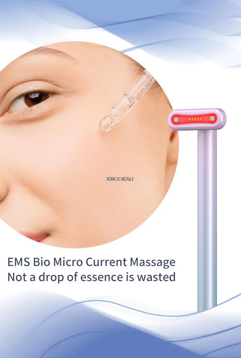 Profissional Microcurrent Eye Massager, Dispositivo Facial, Anti-Envelhecimento, Face Lift, Tom Pele, Ferramenta Skincare Avançada, Skin Therapy Varinha