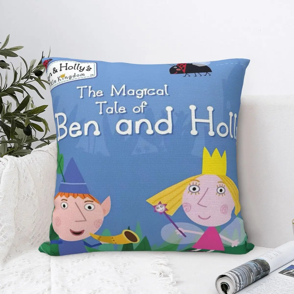 مملكة بن وهولي بن Y هولي الطباعة سادات غطاء الوسادة وسادة تغطي Y2K ديكور المنزل سستة متعددة الحجم