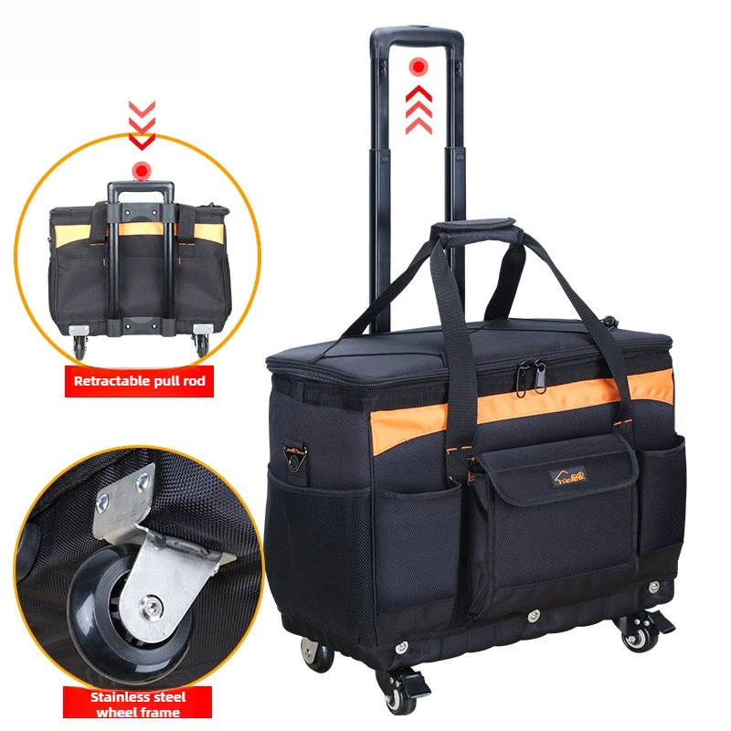 كبير متعدد الوظائف أكسفورد القماش إصلاح بعد البيع حقيبة كهربائي قماش الكتف أداة حقيبة التعادل قضيب أداة حقيبة