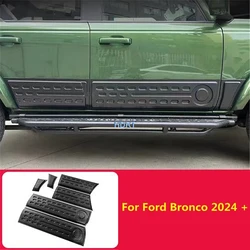 Body Guard Door Side Skirt Anti Scratch Plate For Ford Bronco 2024 + Car Style Protector Decoration Accessories Exterior Sticker
