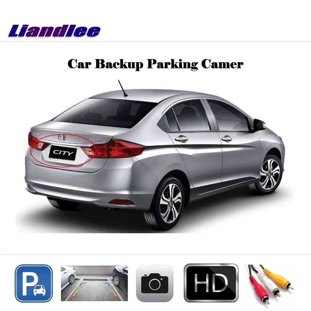 Factory Screen Car Reverse Camera For Honda City/Grace/Ballade/Greiz/Gienia 2015-2019 Original Display Rear View CAM Accessories