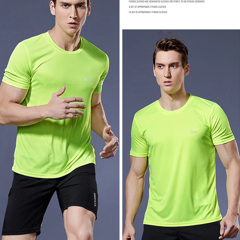 Laufshirts, Fußballshirts, Herren-Trikot, Sportbekleidung, Herren-Jogging-T-Shirts, schnell trocknend, Kompressions-Sport-T-Shirt, Fitness, Fitnessstudio – Detail 20