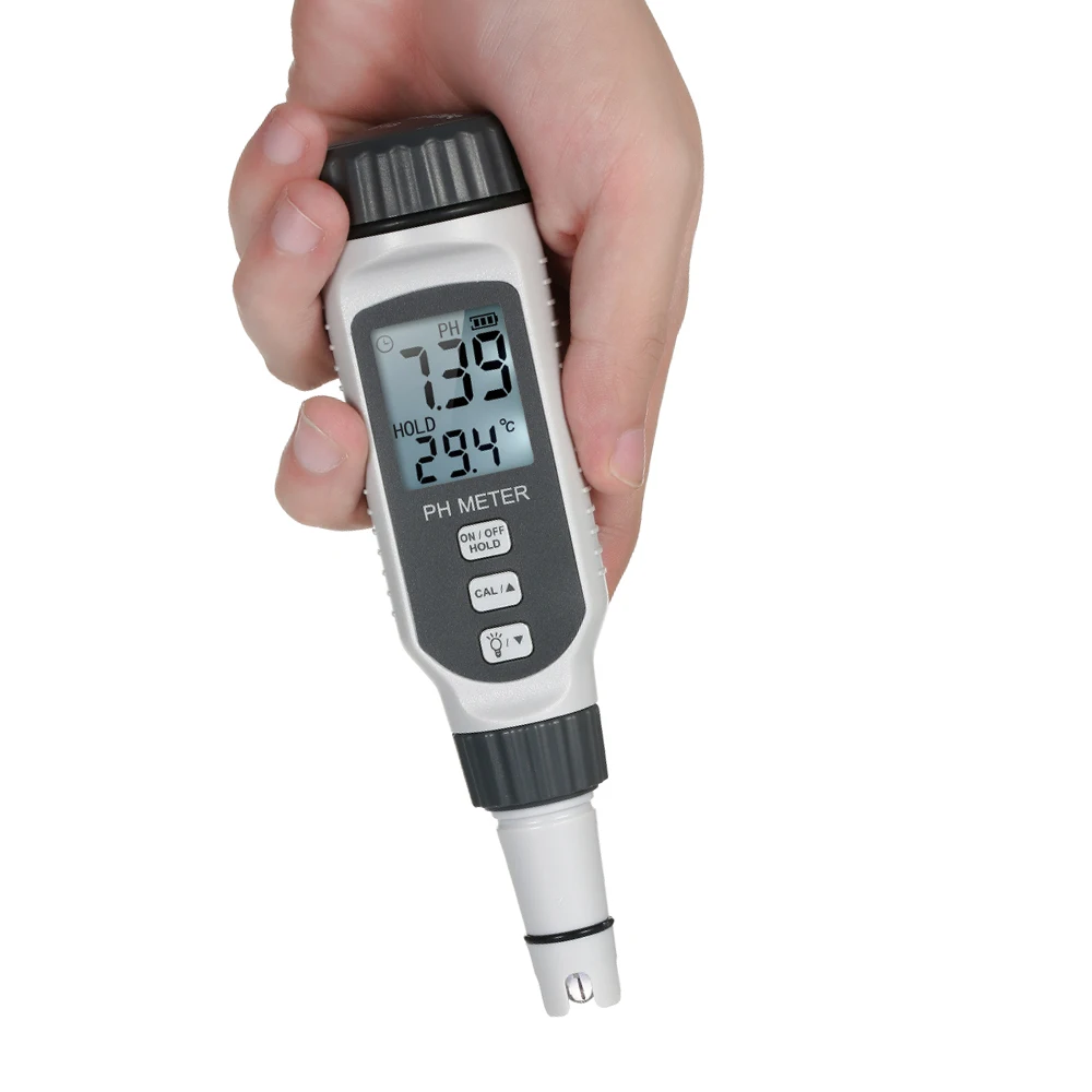 Digital PH Meter High Precision Temperature Water Quality Tester IP65 Waterproof Portable Digital Acidity Meter Test Pen