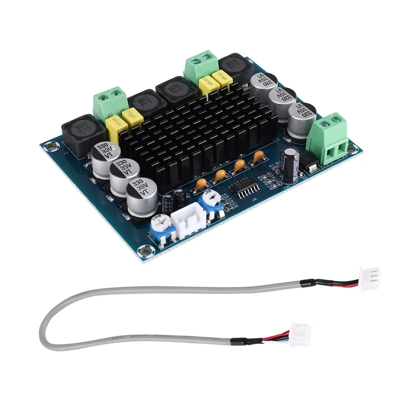 

TPA3116D2 Dual-Channel Stereo High Power Digital Audio Power Amplifier Board 2X120W XH-M543