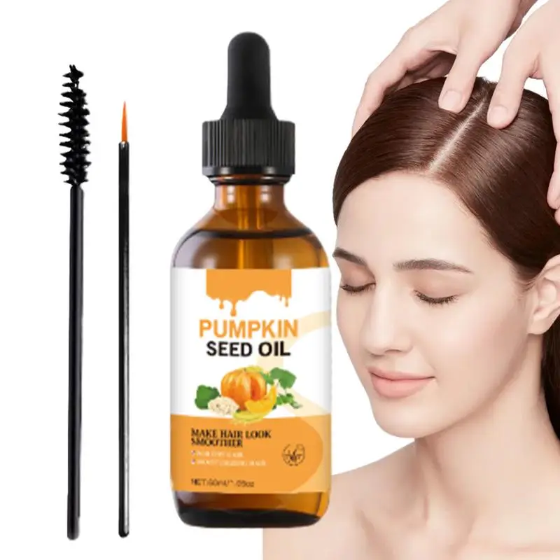 

Pumpkin Oil For Hair Growth Organic Organic Cold-Pressed Pumpkin Oil For Hair & Skin Healthy Oil Moisturizing Scalp 60ml For