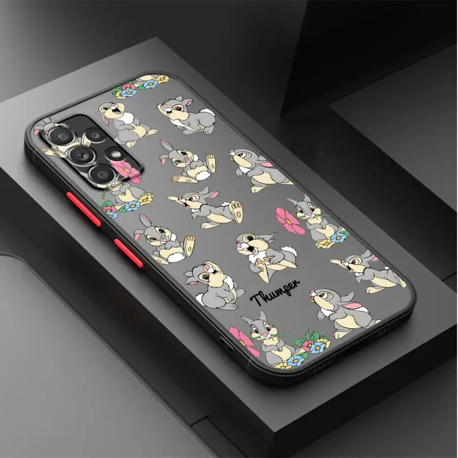 Samsung Galaxy A21s A24 A22 A25 A26 A73 A53 A54 A52 A56 A34 A35 A36 Samp Qiqi And Titi用マット仕上げスマホケース