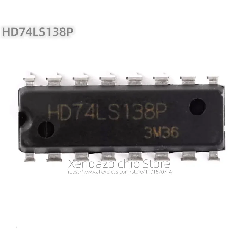 5pcs/lot HD74LS138P DIP-16 package Original genuine 3-8-wire decoder chip