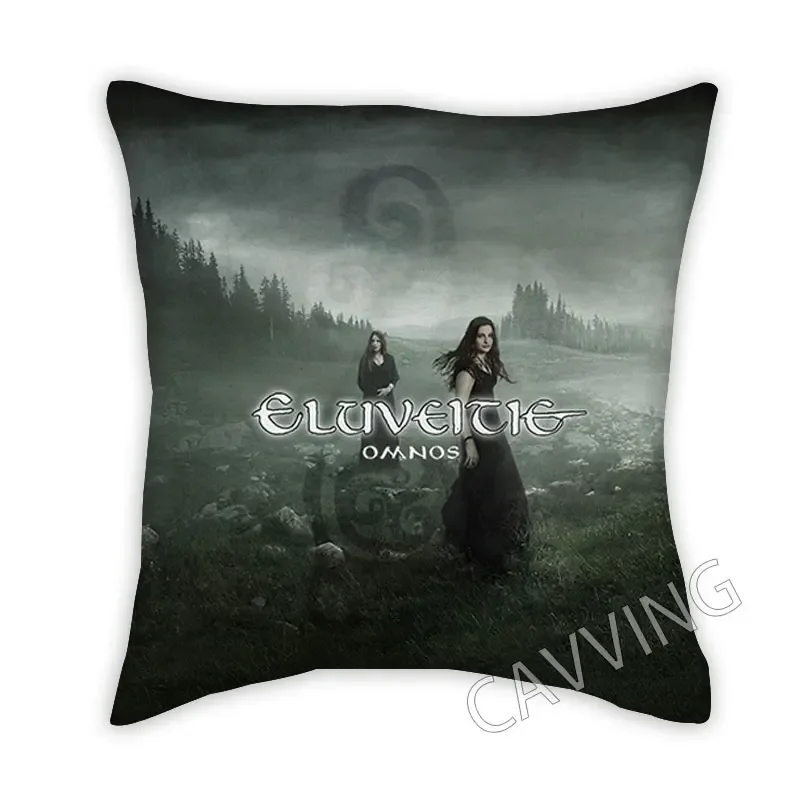 ELUVEITIE Band  3D Printed Polyester Decorative Pillowcases Throw Pillow Cover Square Zipper Pillow Cases Fans Gifts  H02