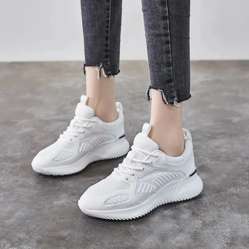 

Women's Chunky Sneakers 2025 Spring Autumn Versatile Breathable Shoes for Men's Sports Running Casual Ladies Fitness Shoes