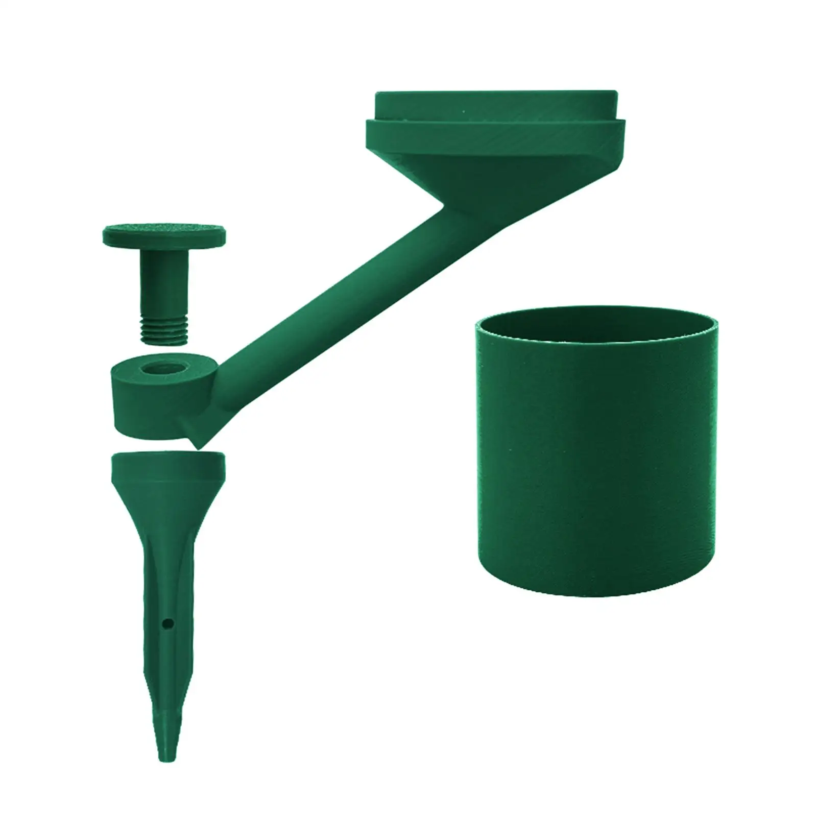 Small Rotatable Flower Pot Plastic Round for Yard and Garden Decorating Outdoor Unique Collectible