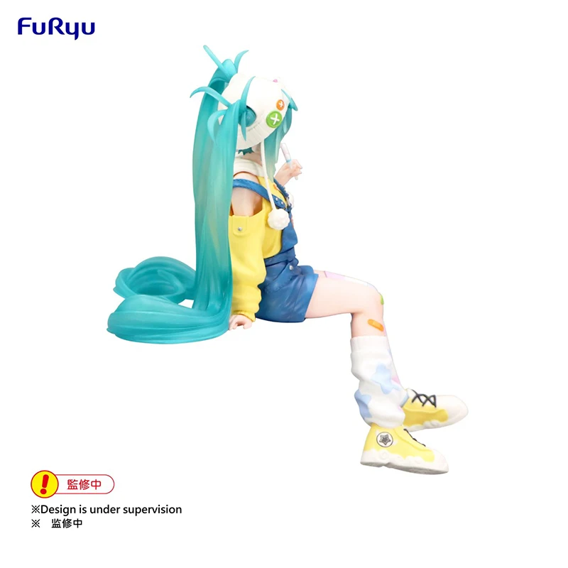 FuRyu Noodle Stopper Hatsune Miku -Lollipop Ver.- PVC 15CM Anime Action Figures Model Collection Toy