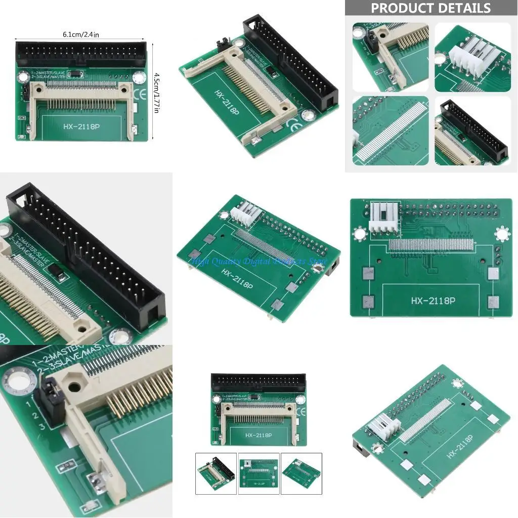 

U2JE Card to 3.5" 40pin Male IDE Hard Disk Drive Adapter Card 40Pin Power Supply