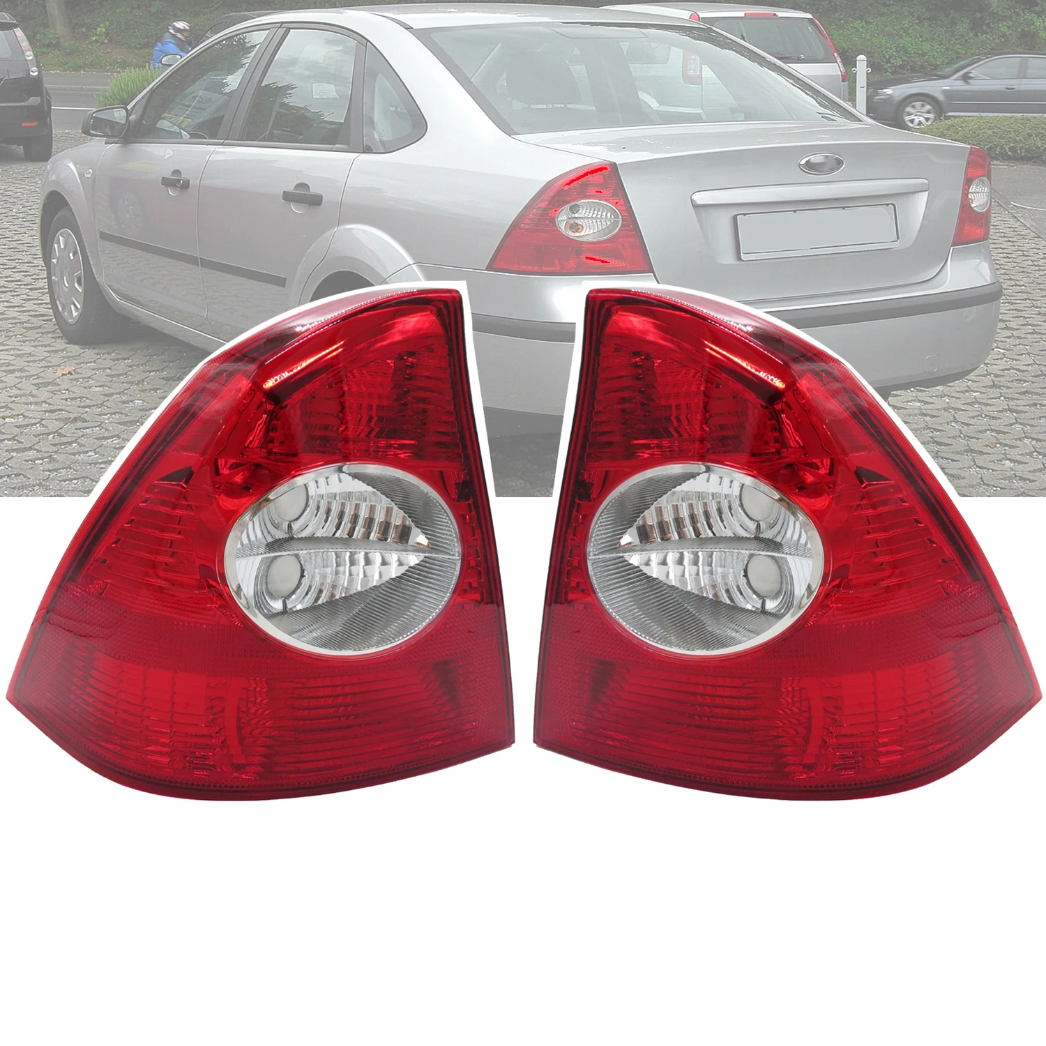

Tail Light Lamp Light Rear Left / Right Side For Ford Focus Mk2 4-Door Sedan / Saloon 2005 - 2011 1333832 1333834 Accessories