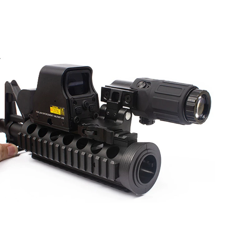 558 with G33 Optical Sight Scope 3X Zoom Magnification Holographic View Tactical telescopes red dot Green Point STS Mount