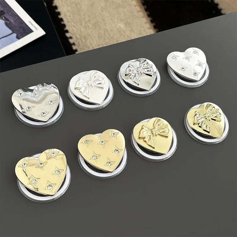 Новый металлический магнитный держатель с геометрическим сердцем для телефона Griptok, складной универсальный Smart Tok для подставки Magsafe, ленивый кронштейн