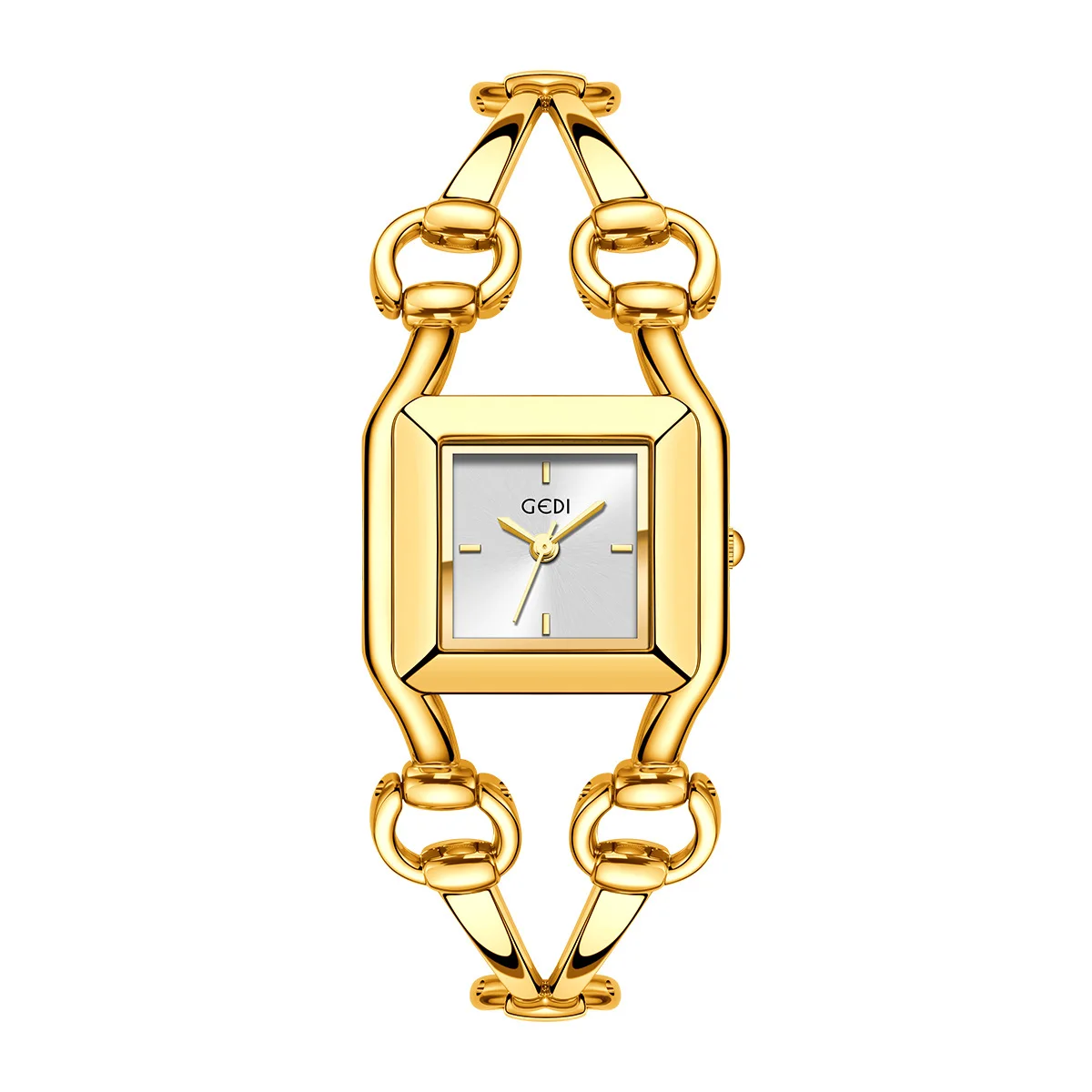 

Light luxury simple high-end bracelet small square watch niche fashion alloy waterproof women's quartz watch