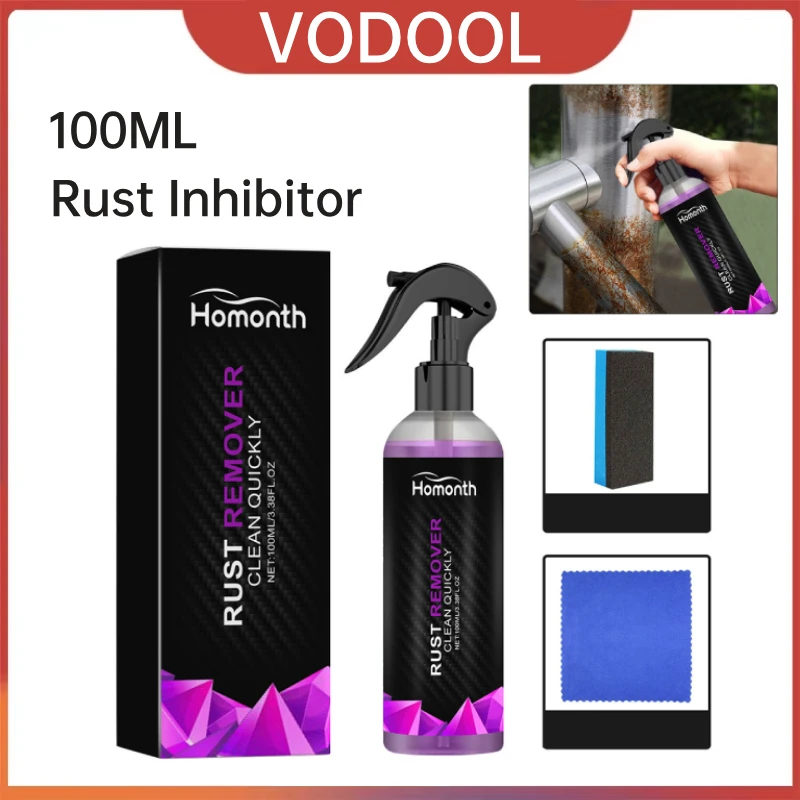 

100ml Rust Inhibitor Paint Rust Remover Derusting Spray Auto Wheel Hub Remover Rust Removal Spray Car Cleaning Care Accessories