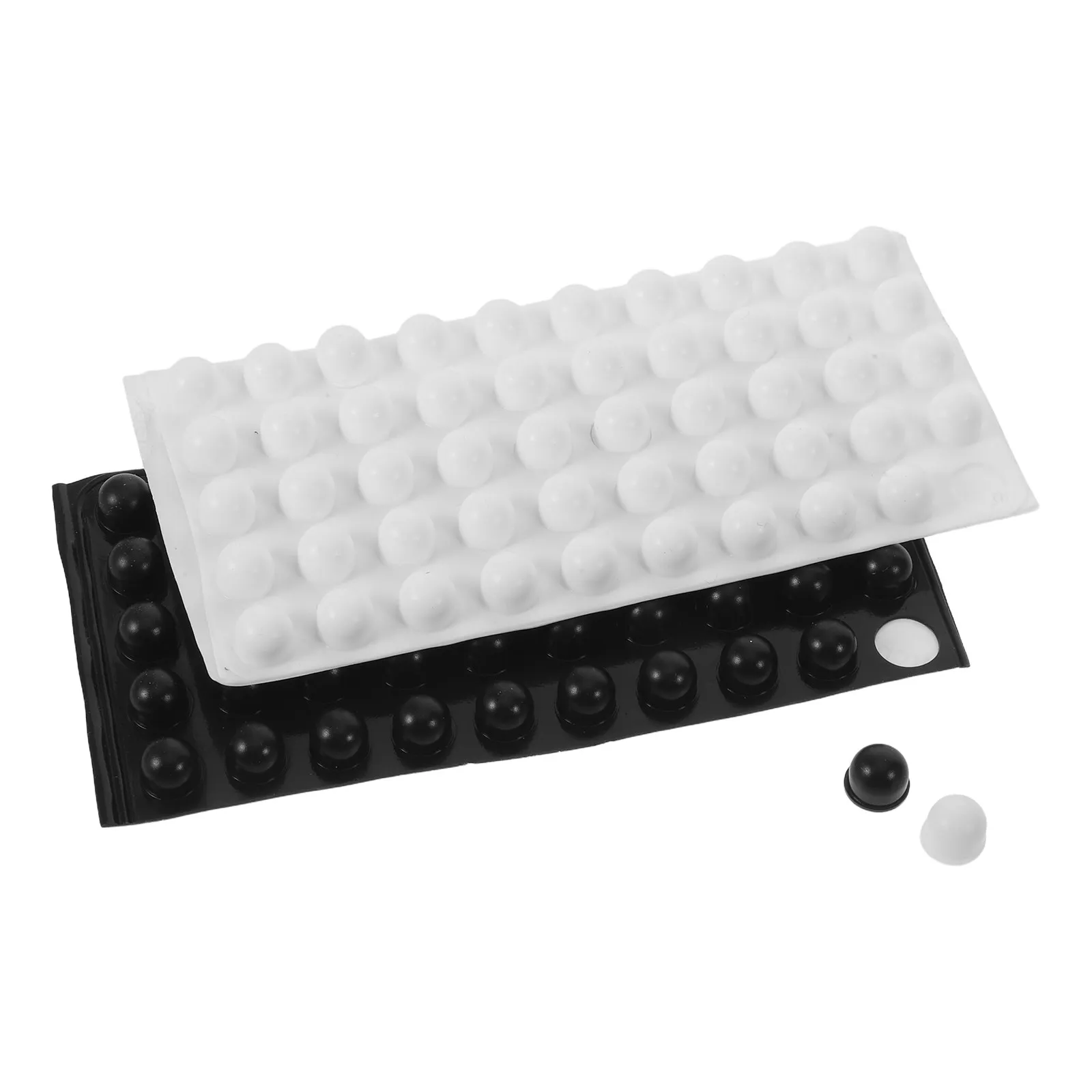 100Pcs Raised Silicone Braille Bump Dots Tactile Stickers for Low Vision Blind Aids Tactile Markers on Glass Metal Plastic