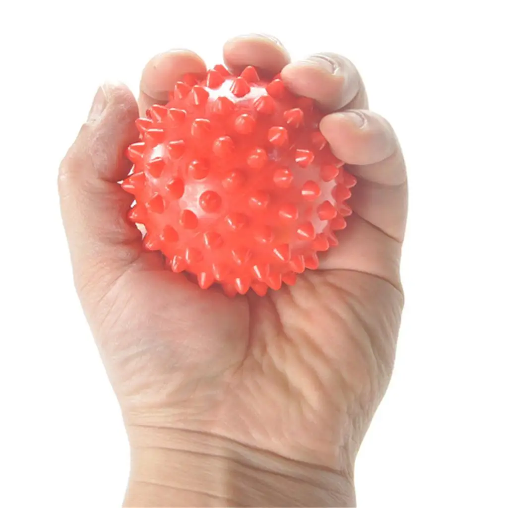 7 см ПВХ рука нога подошвенный фасциит точечный массажный роликовый мяч с шипами для тренировок по йоге