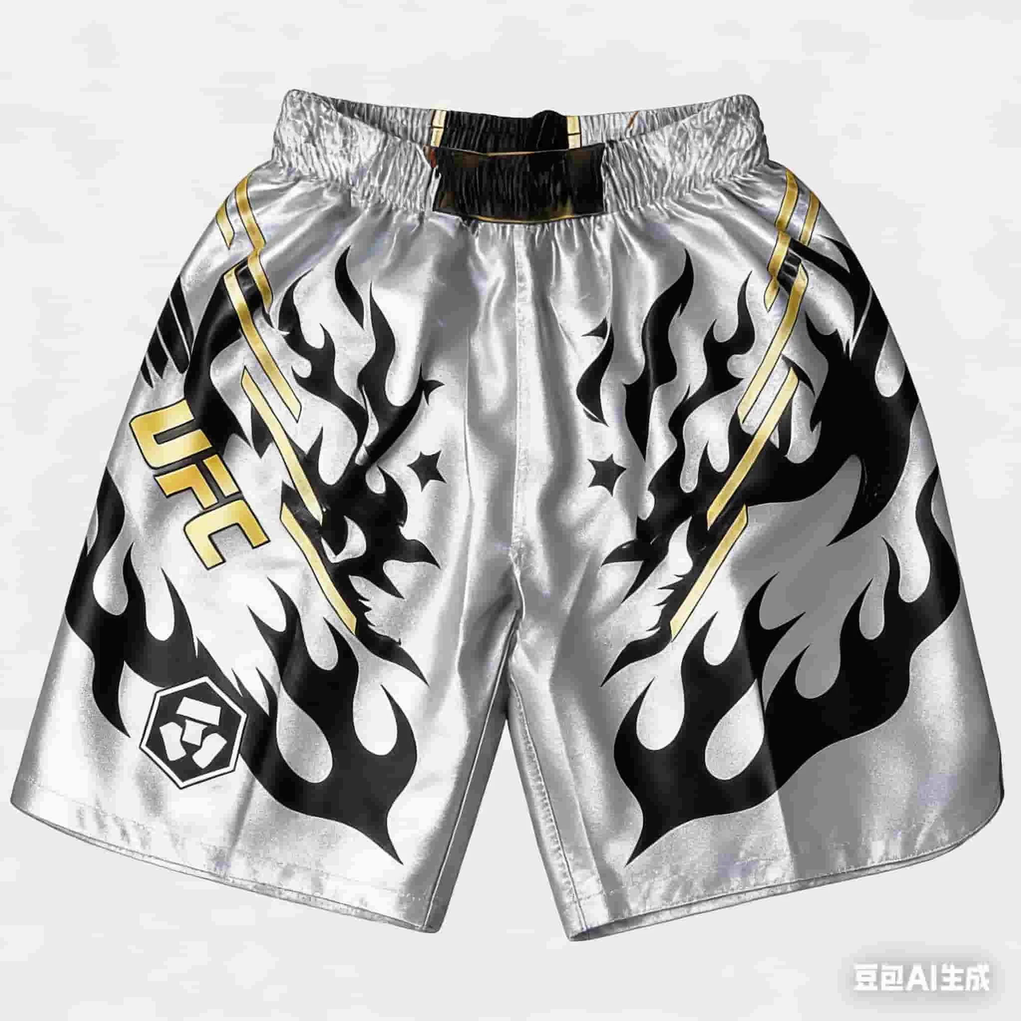 

New UFC MMA Wolf King Khamzat Chimaev Fighting Night Shorts Men Women Loose Breathable Quick Drying Combat Sports Shorts