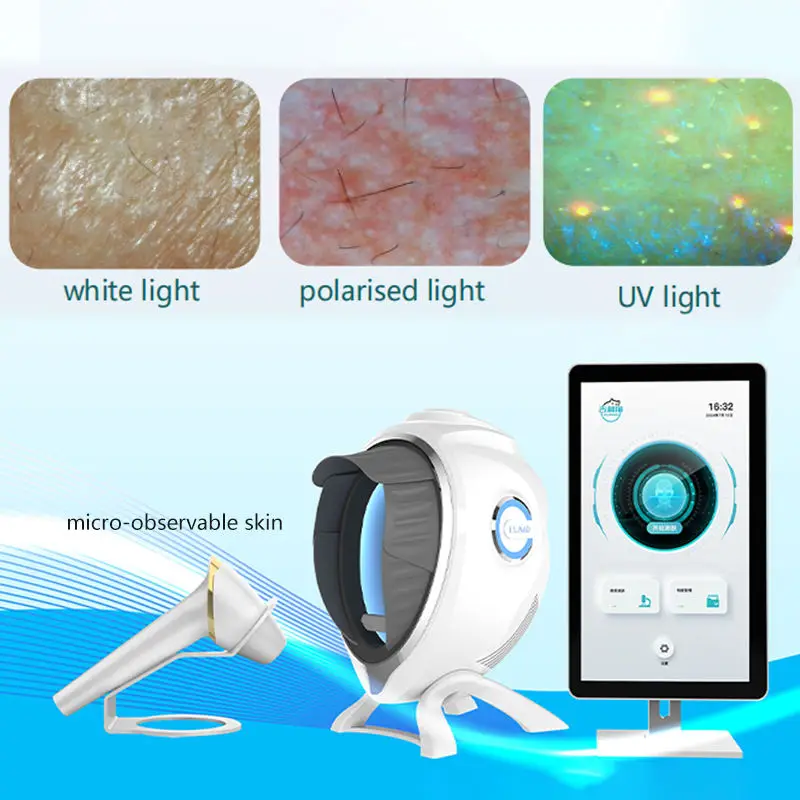 

Professional Esintelligent Scanner Skin Analyzer Device Facial Skin Analysis AI Skin Arrivals 3D Analyzer Facial Skin Test