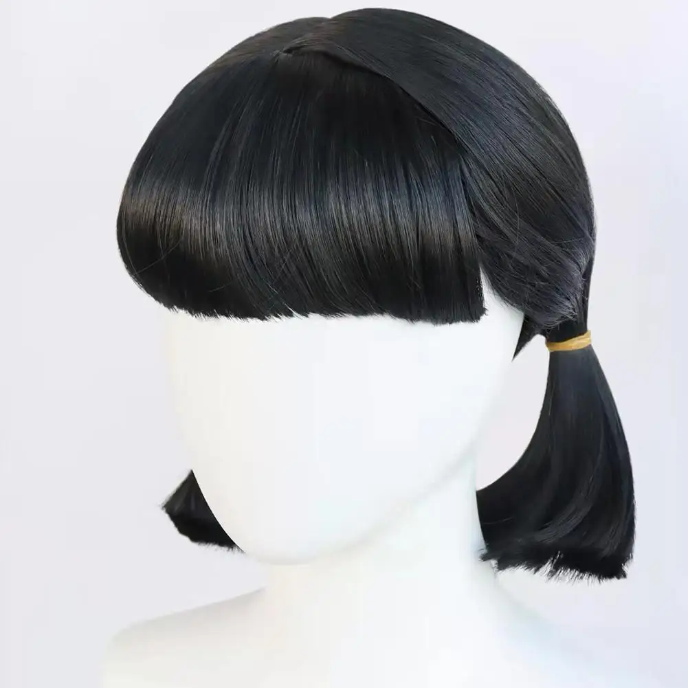 Double Braid Cosplay Role-playing Synthetic Wig For Squid Game 2 Younghee Wig Dual Ponytails Cosplay Wig with Straight Bangs