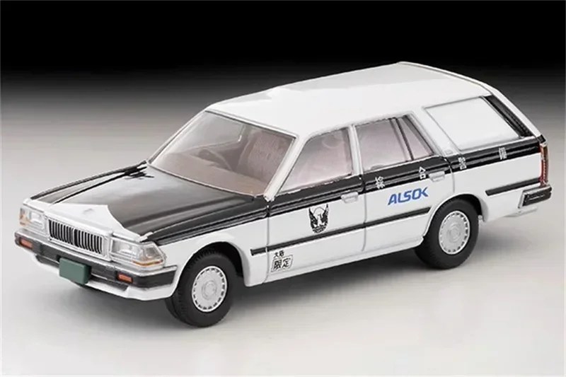 

Литая под давлением модель автомобиля TLV 1:64 Cedric Van ALSOK, черно-белая LV-N331a