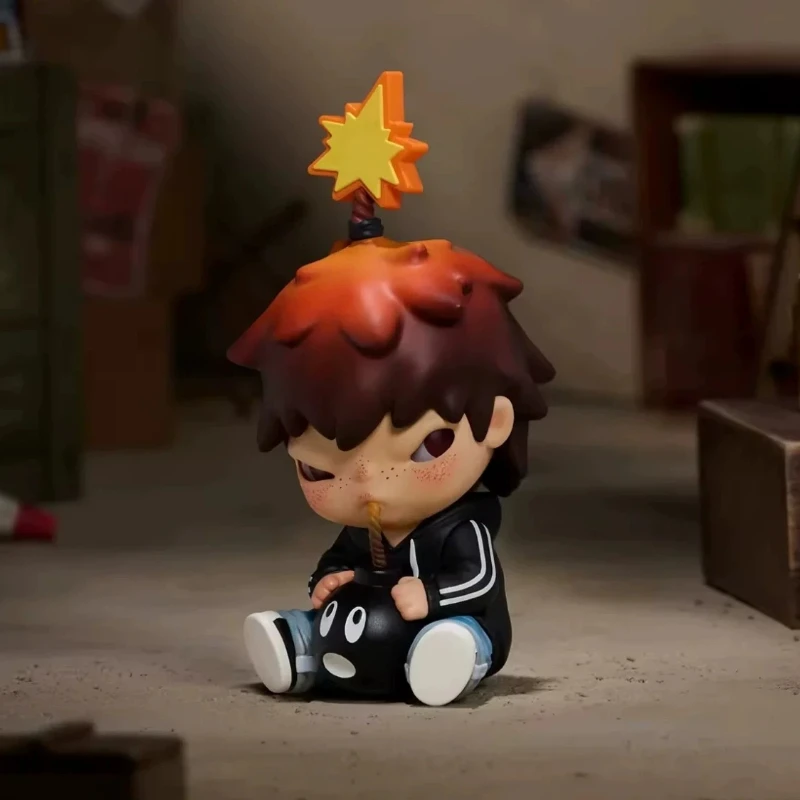 popmart-hirono-x-the-hundreds-boom-series-figurine-d'action-pendentif-collection-modele-jouet