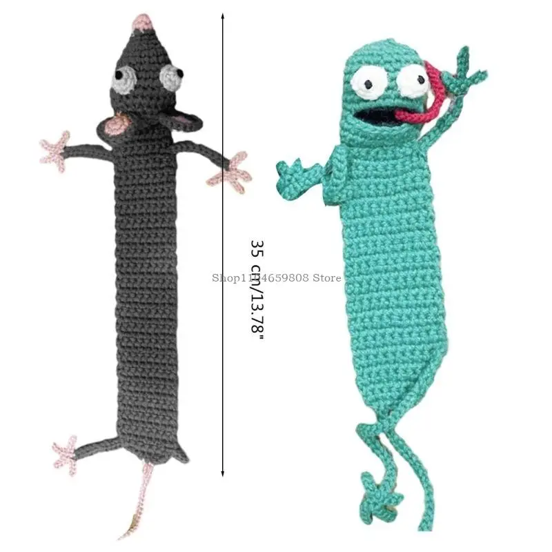 Marcadores página feitos à mão crochê para crianças, presente aniversário, leitor, amante livros