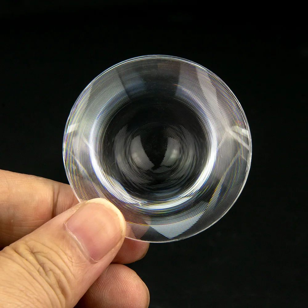 

2PCS 50mm Round Optical PMMA Solar Plastic Fresnel Condensing Lens Magnifying Glass Solar Concentrator Focal Length 50mm 100mm