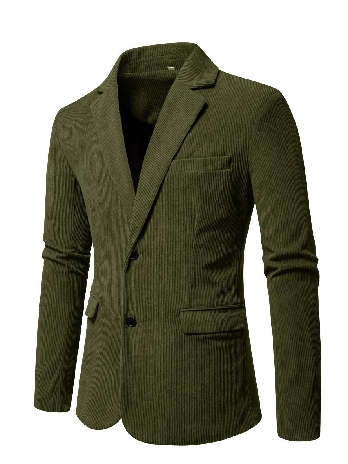 

High Quality Men's Corduroy Blazer Business Casual Male Suit Jacket Solid Casual Blazers Men Clothing Leisure Suit Coats