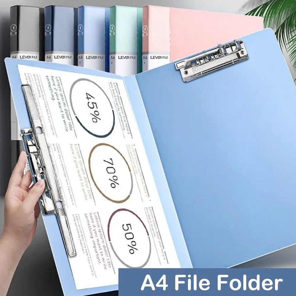 Receipt Holder Documents Clip Double Clips Memo Clip Board Paper Organizer Loose Leaf Binder Pad A4 File Folder Clipboard