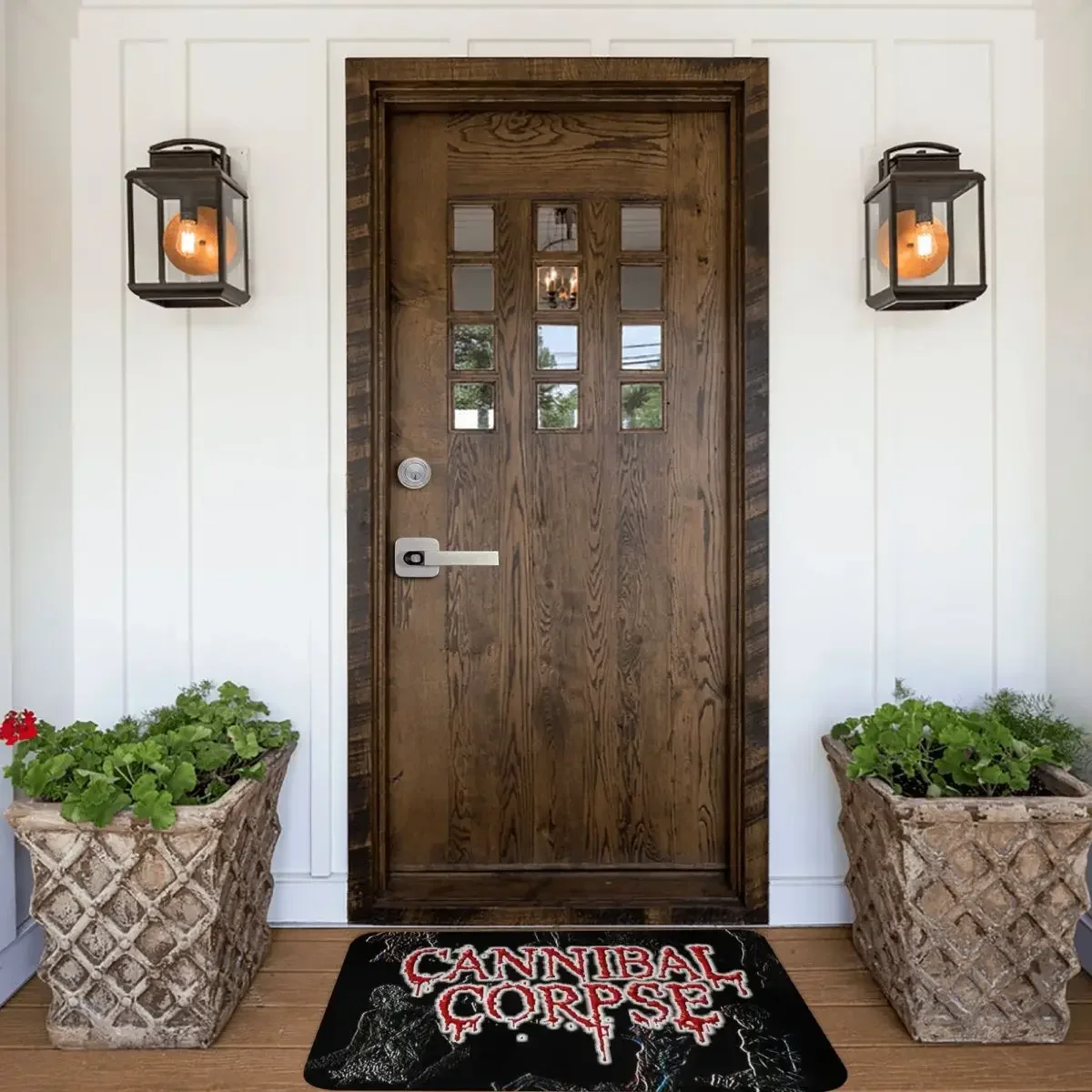 Cannibal Corpse Metal Skateboard Doormat Rug Carpet Mat Footpad Polyester Non-slip Front Room Corridor Kitchen Bedroom Balcony