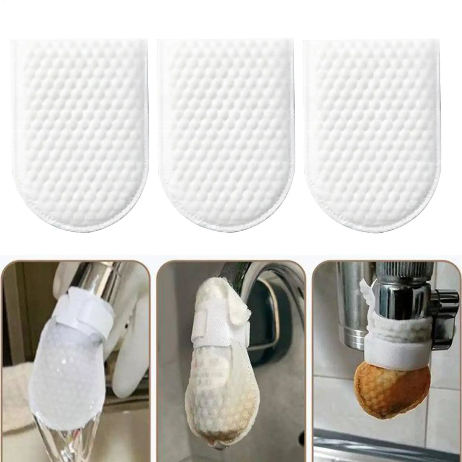 30pcs Cotton Faucet Filter Bags Faucet Splash-Proof Faucet Filter Faucet Anti Splash Tap Purifier Bag Faucet Water Filter Bag