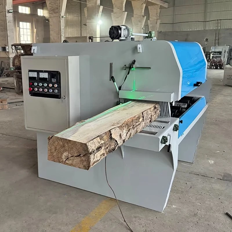 Full Automatic Square Timber Multi Rip Saw Machine Multi Saw Blade Cutting Sawing Machine