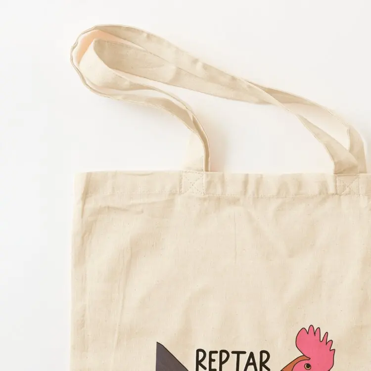Reptar the Rooster Tote Bag أكياس التسوق حقيبة مخصصة حقيبة كبيرة حقائب النساء #3