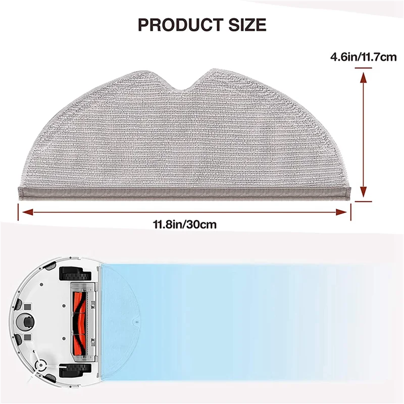 10 Pcs 걸레 액세서리 Xiaomi Roborock S5 MAX S50 S55 Roborock S6 S6 MAXV 진공 청소기 걸레 판매