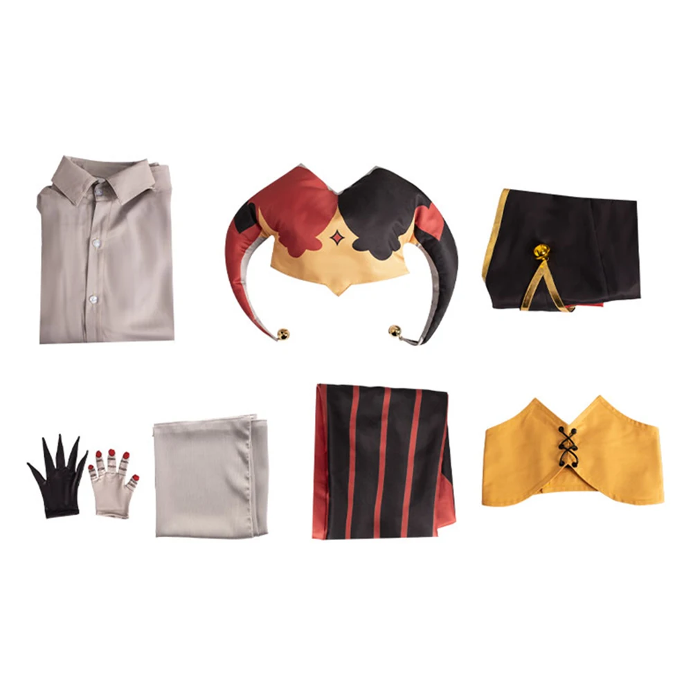 Jestyn Cosplay Costume Game Kingdom Roleplay Adult Top Pants Hat Gloves Outfits Halloween Carnival Party Stage Clothing Suit - view 6