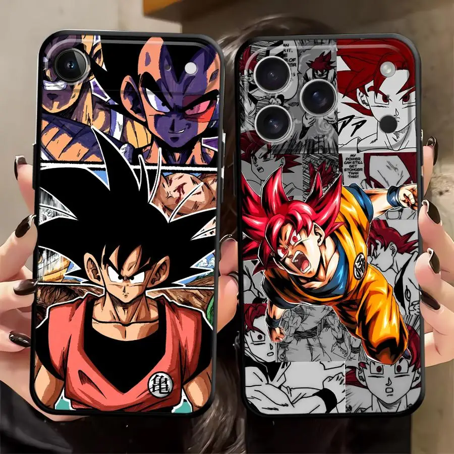 

Чехол для телефона Funda для iPhone 17 Pro Max 14 13 Mini 12 7 8 Air 11 SE XS XR 15 Plus 16 Cool D-dragon Balls