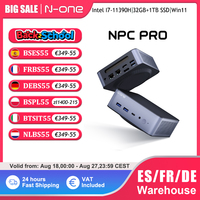 N-one Mini PC NPC Pro Intel Core i7 32GB RAM 1TB SSD Windows 11 Pro 8K Display Wi-Fi 6 Bluetooth 5.2 Desktop for Home Office