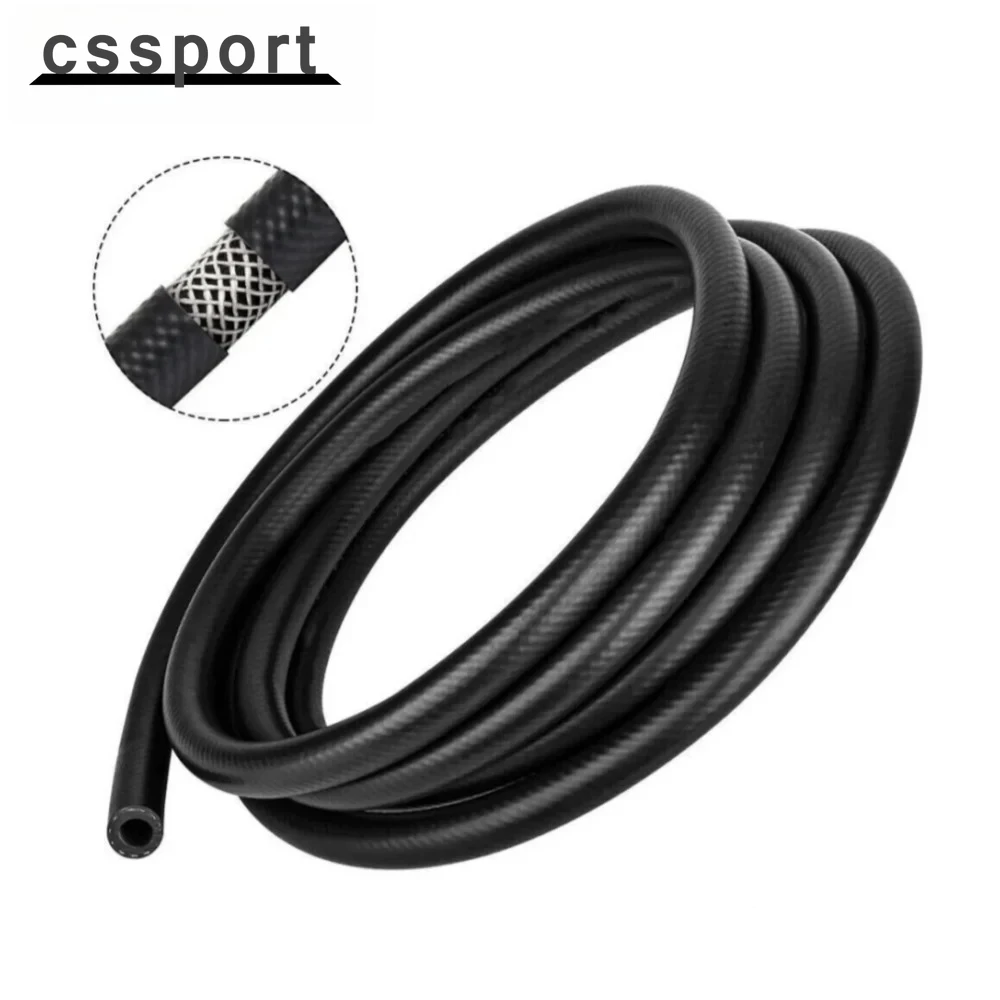 Универсальный 5/32 "5/8" 1/2" топливный шланг газовые линии резиновый NBR нажимной шланг для топливной системы PCV система выброса пара черный