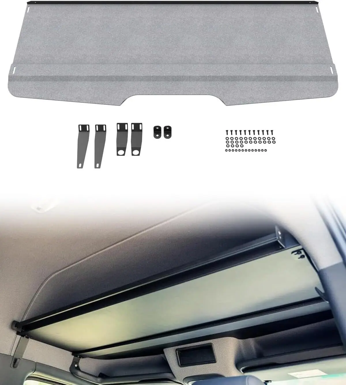 

Алюминиевая полка для фургона Mercedes Sprinter 19-24, карниз, ковер