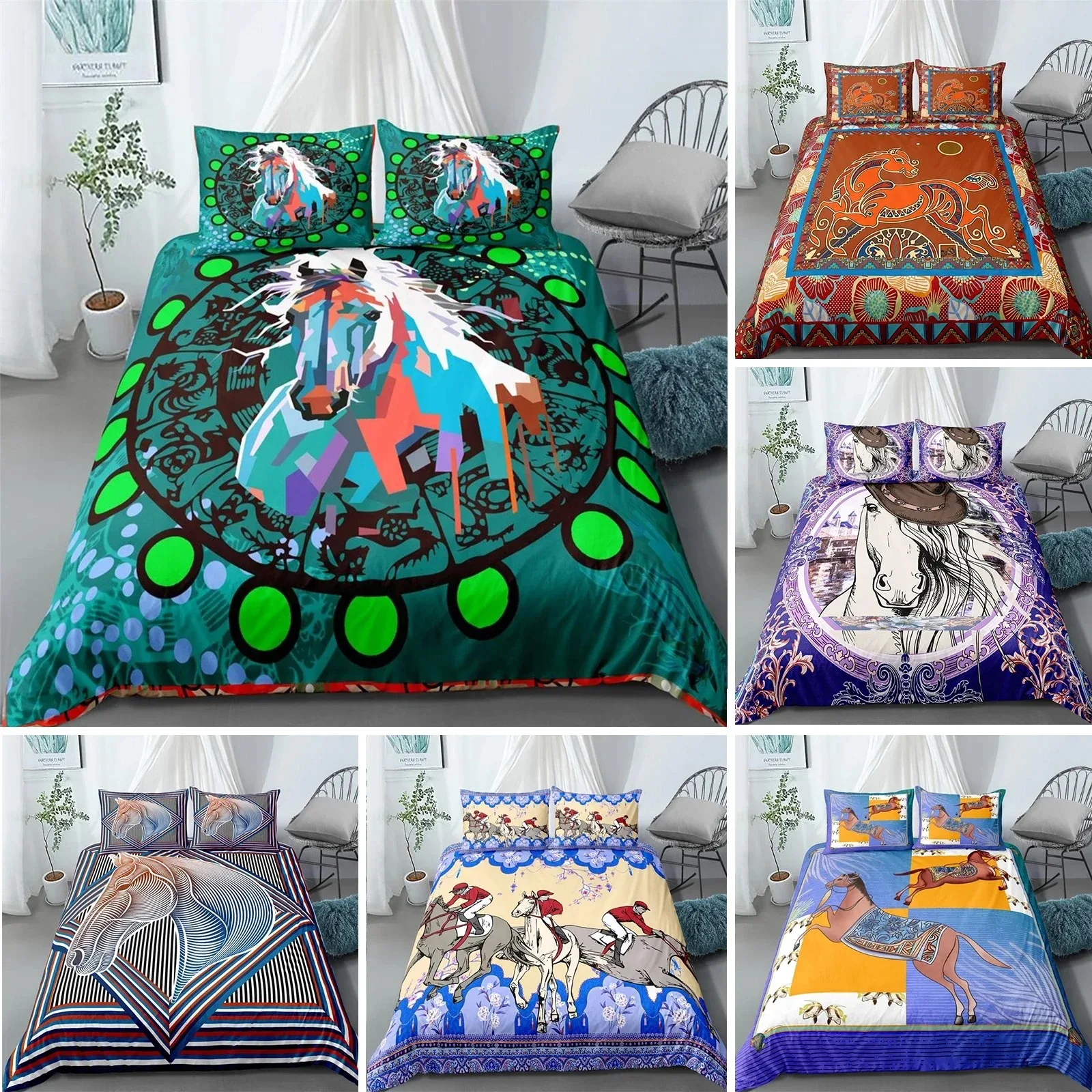 

Constellation Duvet Cover Set Aries Galaxy Theme Twin Bedding Set King Size Polyester Quilt Cover for Constellation Lover