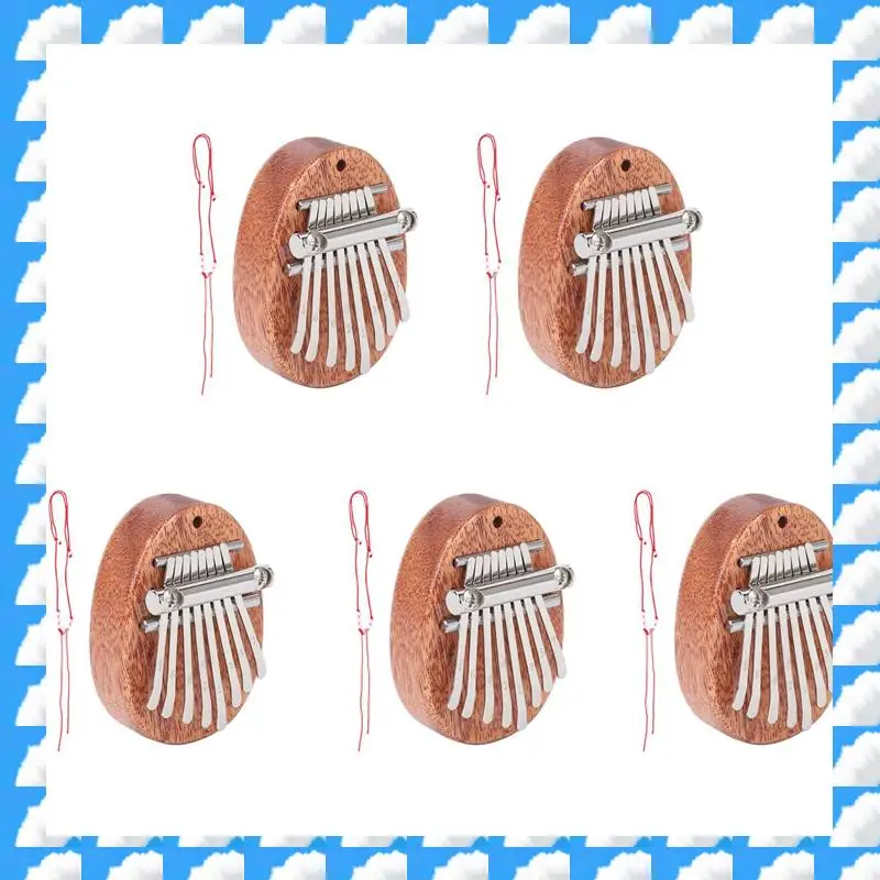 

ONGE 5X 8-клавишная мини-калимба, изысканный палец, большой палец, фортепиано, маримба, музыкальный хороший аксессуар, кулон, подарок