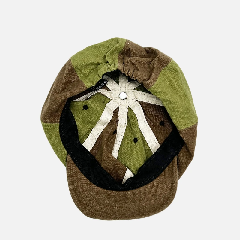 Japanese Retro Literary Artistic Octagonal Hat Spring and Summer Male and Female British Newsboy Hats Personalized Painter Cap